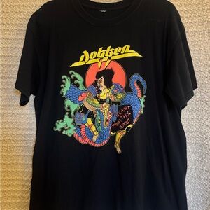 Dokken Graphic Tee with Dragon Design